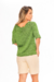 Blusa Decote U Manga Raglan Tricot - comprar online