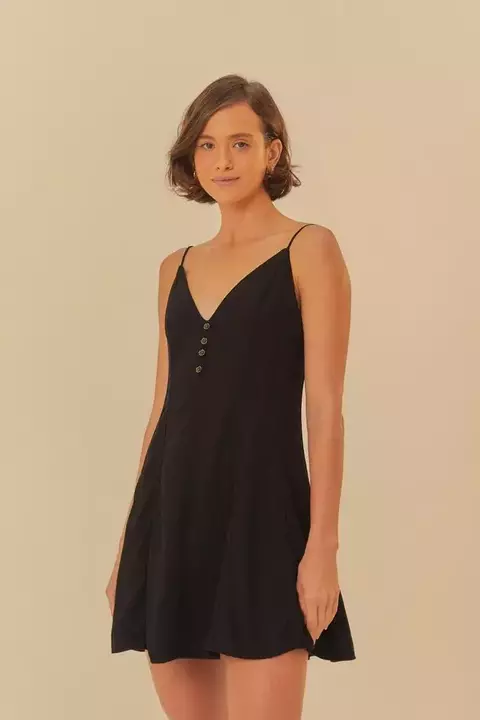 Vestido Curto Viés Alcinha