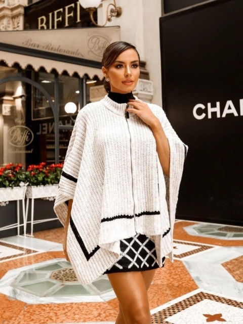 Poncho Mousse Zíper