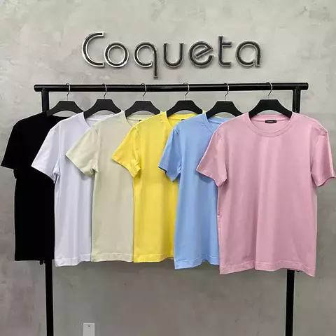 Blusa Básica Decote Punho