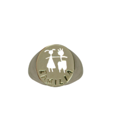 Anillo familia ovalado - comprar online