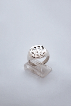 Anillo familia ovalado