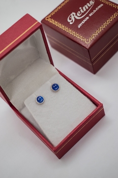 Abridor de plata 925 con carita esmaltada