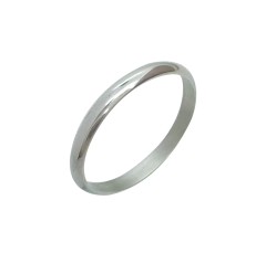 Esclavas huecas de plata 925 - Joyeria Reims