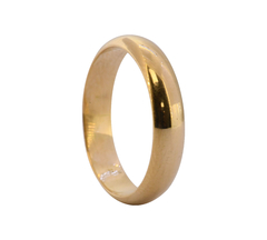Alianzas de oro 18 kts. italiana 4 MM
