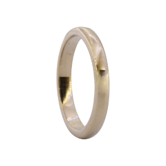 Alianza de oro 18kts. blanco MOD italiana 3MM