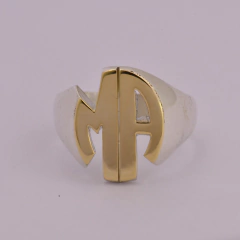 Anillo de dos iniciales mod 14 en internet