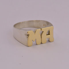 Anillo de iniciales mod 27 - comprar online