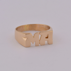 Anillo dos iniciales mod 3 - comprar online