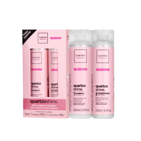 Cadiveu Essentials Quartzo Shine Kit Home Care - Shampoo e Condicionador 250ml