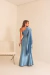 VESTIDO LONGO COM CAPA FLUÍDA PARA MADRINHA E CONVIDADA - comprar online