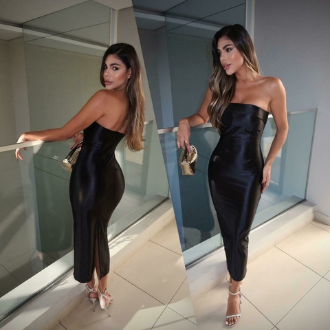 VESTIDO MID TOMARA QUE CAI