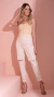 Calça Slouchy Botões