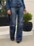 Calça Wide Legs Bolsos Pence - comprar online