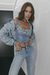 Jaqueta All denim Bordados Manuais - comprar online