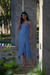 Vestido Denim Detalhes Ombro - comprar online
