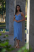 Vestido Denim Detalhes Ombro na internet