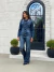 Calça Wide Legs Bolsos Pence