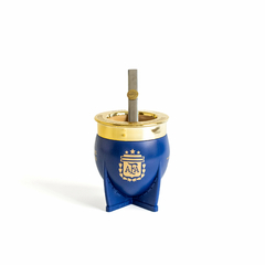 MATE PAMPA XL AFA AZUL ARO DORADO - comprar online