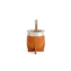 MATE PAMPA XL CARAMEL C/BOMBILLA - comprar online