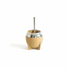 MATE PAMPA TRADICIONAL BEIGE BOCA CERRADA - comprar online