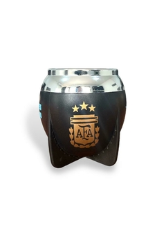 MATE PAMPA TRADICIONAL AFA NEGRO BOCA CERRADA - comprar online