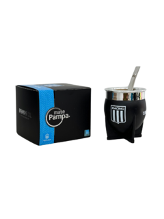 MATE PAMPA XL RACING CLUB NEGRO C/BOMBILLA