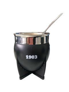 MATE PAMPA NEGRO RACING CAMPEON CONMEBOL RECOPA 2025 - tienda online