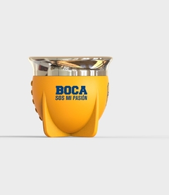 MATE PAMPA TRADICIONAL BOCA JUNIORS BOCA ABIERTA en internet