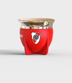 MATE PAMPA TRADICIONAL RIVER PLATE BOCA ABIERTA - comprar online