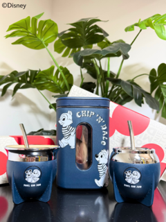 MATE PAMPA KIT CHIP AND DALE AZUL PETROLEO BOCA CERRADA en internet