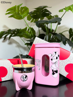MATE PAMPA KIT MINNIE MOUSE ROSA BOCA ABIERTA - comprar online