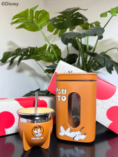 MATE PAMPA KIT PLUTO CARAMEL BOCA ABIERTA - comprar online