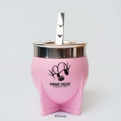 MATE PAMPA XL MINNIE IN BOWS WE TRUST ROSA C/BOMBILLA - comprar online