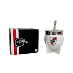 MATE PAMPA XL RIVER PLATE C/BOMBILLA