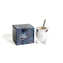 MATE PAMPA XL ASTRAL BLANCO C/BOMBILLA