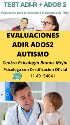 DIAGNOSTICO AUTISMO TEST ADOS ADIR