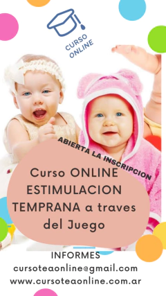 Pack 2 Cursos: Introducción a la Estimulacion Temprana + Estimulacion Lenguaje