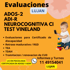 TEST NEUROCOGNITIVO EN LUJAN niños y adultos