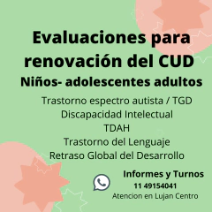 TEST ADOS 2 AUTISMO EN LOMAS DE ZAMORA - (copia) na internet