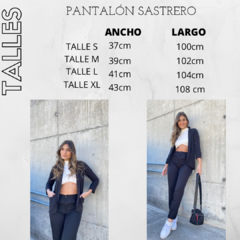 Pantalon de crep sastrero / 610 - comprar online