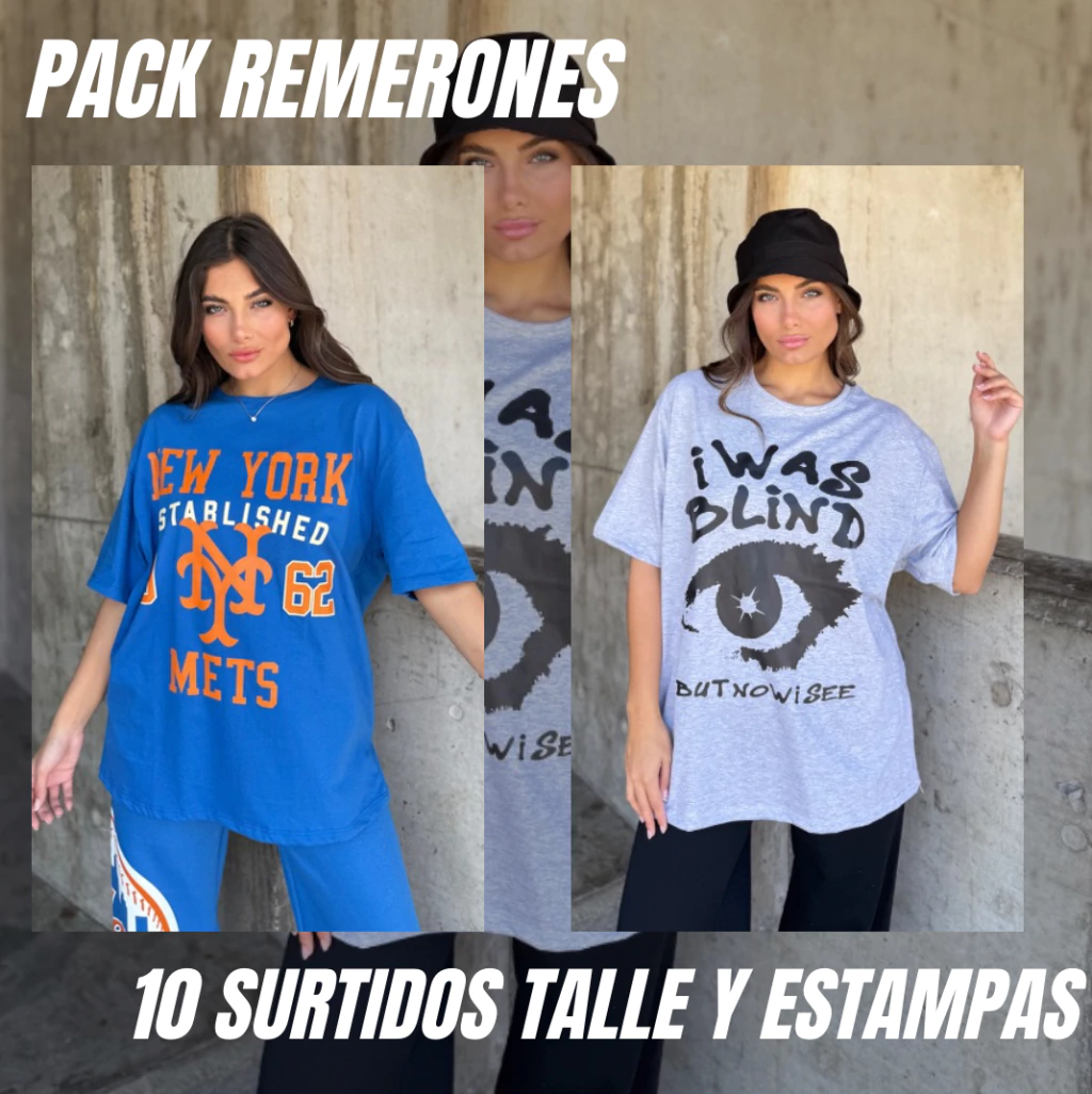Pack 10 Remerones unisex / Pack 25