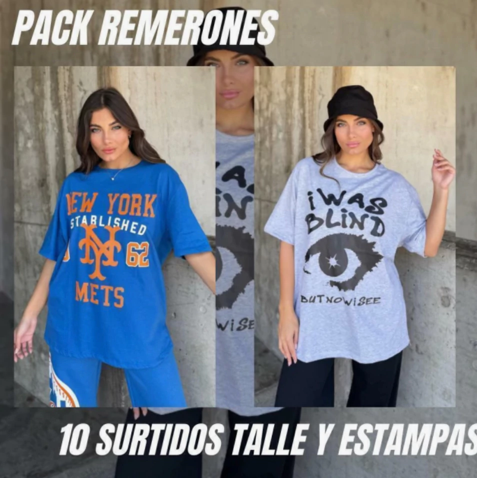 Pack 10 Remerones unisex / Pack 25