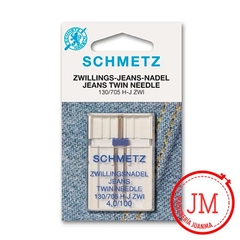Agujas doble jean Schmetz