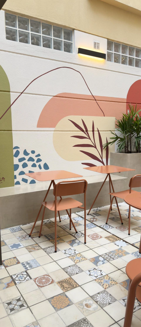 Juego de mesa cuadrada y 2 sillas Oslo - comprar online