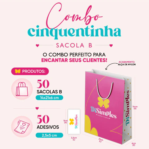 COMBO CINQUENTINHA B - 14x21x6