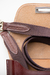 Cartera Postino Marrón