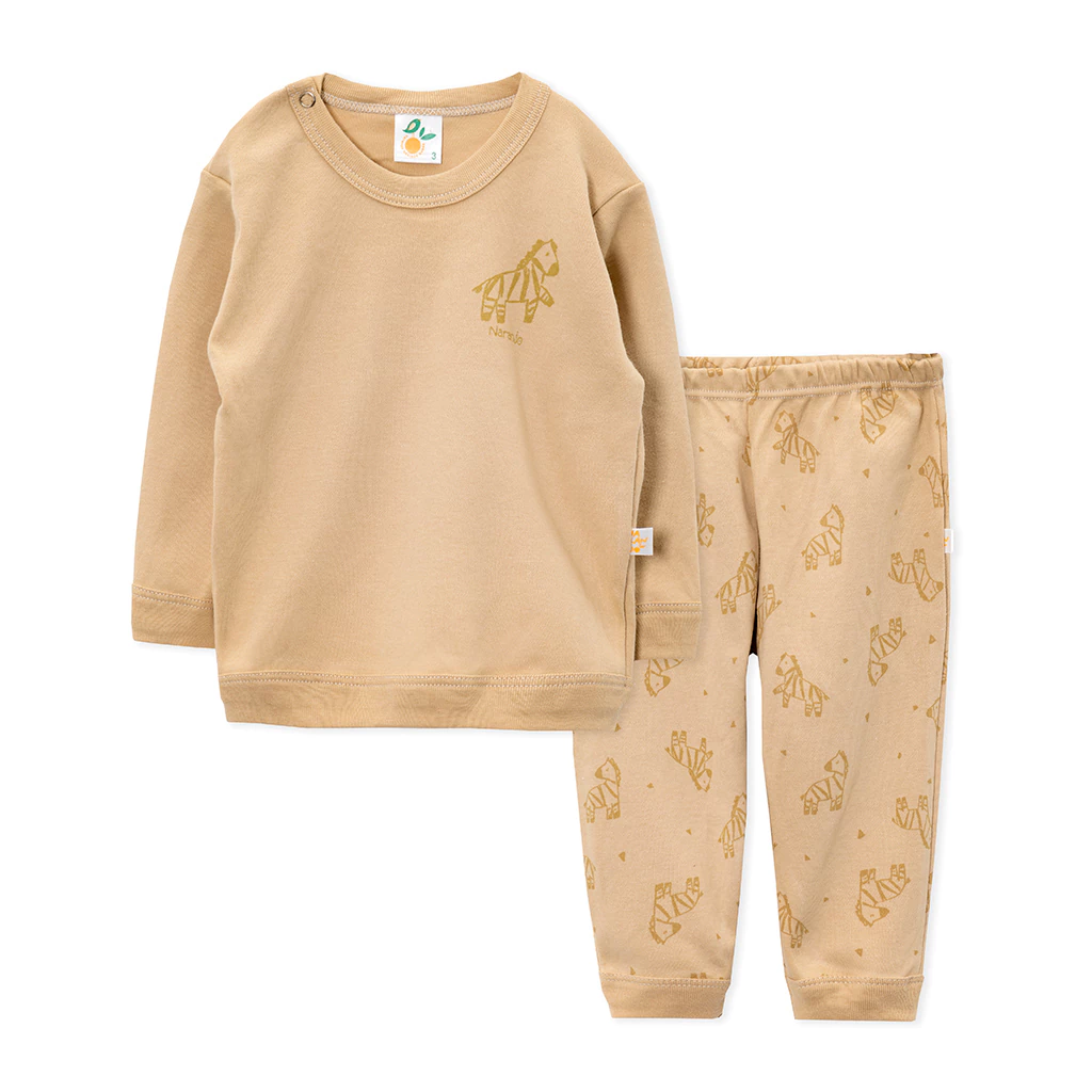 121561 Pijama bebé 2 piezas buzo estampa central