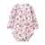 1240011 body m/l alg y lycra estamp surtidas - Naranjo