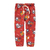 1240056 Pantalon largo interlock estampado c/cordon - Naranjo